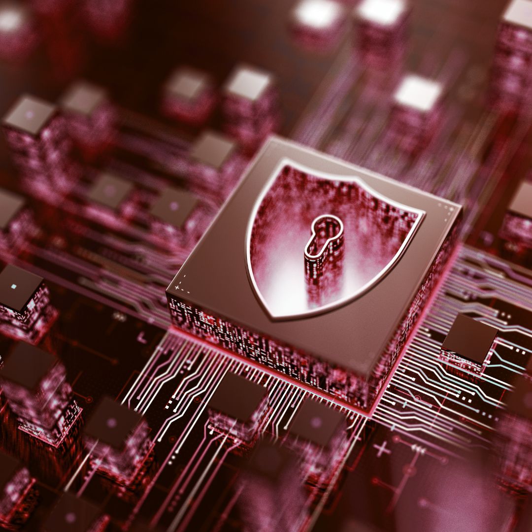 Immagine lucchetto con scudo cyber